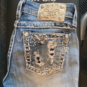 Miss Me Signature Straight Jeans Size 27